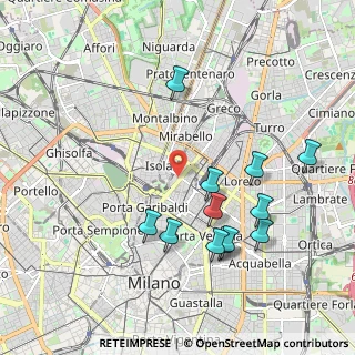 Mappa Via Francesco Algarotti, 20124 Milano MI, Italia (2.02333)