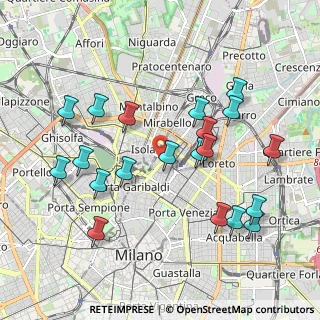 Mappa Via Francesco Algarotti, 20124 Milano MI, Italia (2.0555)