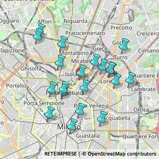 Mappa Via Francesco Algarotti, 20124 Milano MI, Italia (1.902)