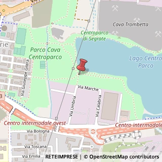 Mappa Via Umbria, 5, 20090 Segrate, Milano (Lombardia)