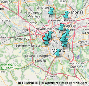 Mappa Via Trenno, 20151 Milano MI, Italia (5.70583)