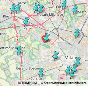 Mappa Via Trenno, 20151 Milano MI, Italia (5.82313)