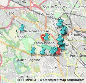 Mappa Via Trenno, 20151 Milano MI, Italia (1.632)