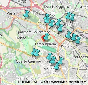 Mappa Via Trenno, 20151 Milano MI, Italia (1.9745)