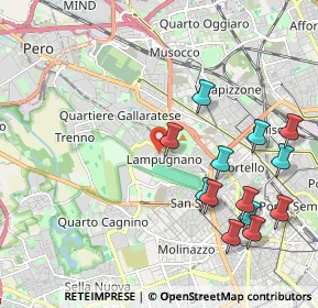 Mappa Via Trenno, 20151 Milano MI, Italia (2.30615)