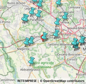 Mappa Via Salvador Allende, 20018 Sedriano MI, Italia (9.6255)