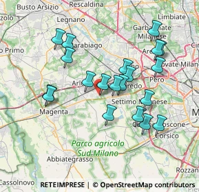 Mappa Via Salvador Allende, 20018 Sedriano MI, Italia (6.9315)