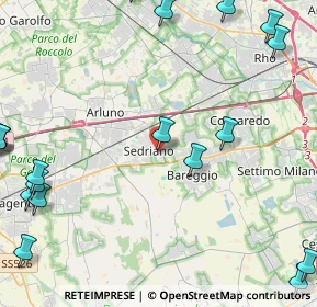 Mappa Via Salvador Allende, 20018 Sedriano MI, Italia (6.8465)