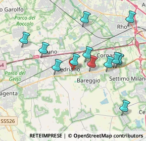 Mappa Via Salvador Allende, 20018 Sedriano MI, Italia (3.8875)
