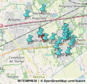 Mappa Via Salvador Allende, 20018 Sedriano MI, Italia (1.6905)