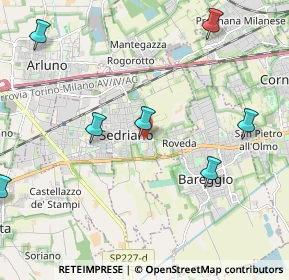 Mappa Via Salvador Allende, 20018 Sedriano MI, Italia (3.54857)