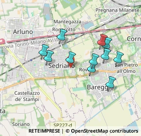 Mappa Via Salvador Allende, 20018 Sedriano MI, Italia (1.59909)