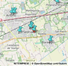 Mappa Via Salvador Allende, 20018 Sedriano MI, Italia (2.60545)