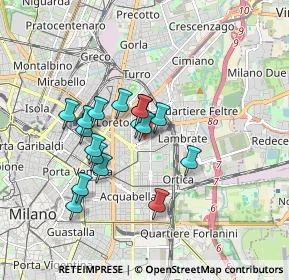 Mappa MM2 - Piola, 20131 Milano MI, Italia (1.33444)