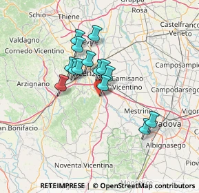 Mappa Viale Riviera Berica, 36023 Longare VI, Italia (10.61857)