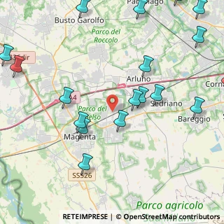 Mappa Via Padre Massimiliano Kolbe, 20010 Santo Stefano Ticino MI, Italia (5.78421)