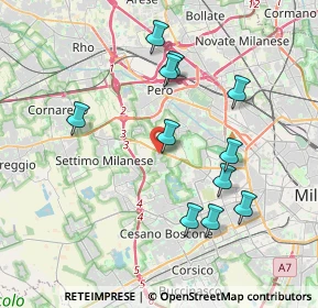 Mappa Via Privata S. Romanello, 20153 Milano MI, Italia (3.74727)