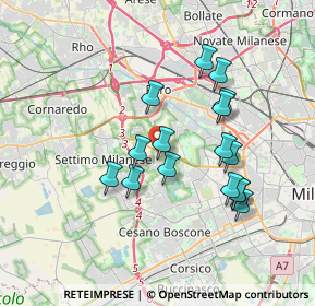 Mappa Via Privata S. Romanello, 20153 Milano MI, Italia (3.23188)