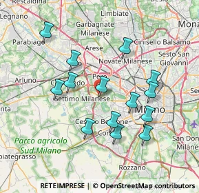 Mappa Via Privata S. Romanello, 20153 Milano MI, Italia (6.98071)