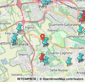 Mappa Via Privata S. Romanello, 20153 Milano MI, Italia (3.0775)