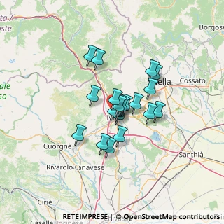 Mappa Via Baltea, 10016 Montalto Dora TO, Italia (9.07)