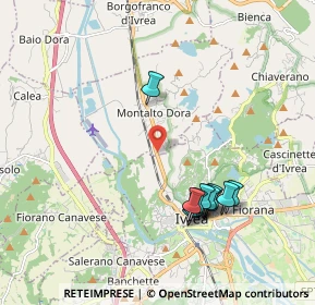 Mappa Via Baltea, 10016 Montalto Dora TO, Italia (1.94)