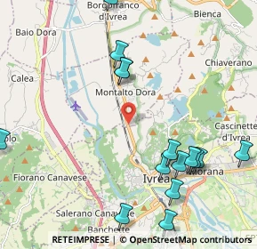 Mappa Via Baltea, 10016 Montalto Dora TO, Italia (2.52667)