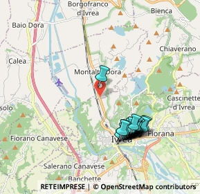 Mappa Via Baltea, 10016 Montalto Dora TO, Italia (1.916)