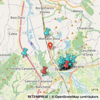 Mappa Via Baltea, 10016 Montalto Dora TO, Italia (2.027)
