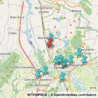 Mappa Via Baltea, 10016 Montalto Dora TO, Italia (2.04083)