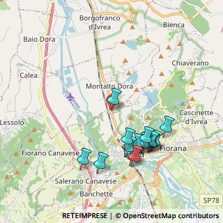 Mappa Via Baltea, 10016 Montalto Dora TO, Italia (1.976)