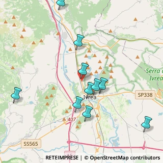 Mappa Via Baltea, 10016 Montalto Dora TO, Italia (4.58636)