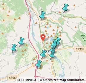 Mappa Via Baltea, 10016 Montalto Dora TO, Italia (3.85545)