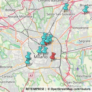 Mappa Via Napo Torriani, 20124 Milano MI, Italia (3.28182)