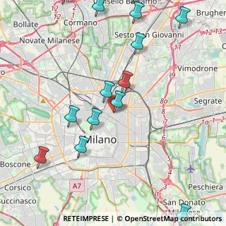 Mappa Via Napo Torriani, 20124 Milano MI, Italia (5.29857)