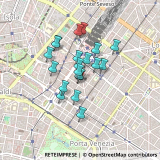 Mappa Via Napo Torriani, 20124 Milano MI, Italia (0.337)