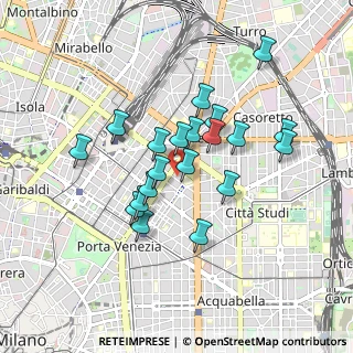 Mappa Via Gaspare Spontini, 20131 Milano MI, Italia (0.742)