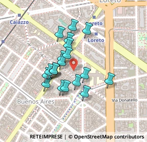 Mappa Via Gaspare Spontini, 20129 Milano MI, Italia (0.168)