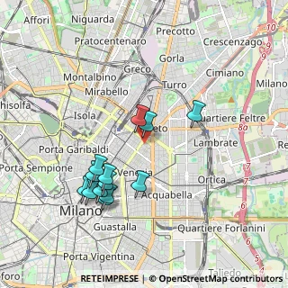 Mappa Via Gaspare Spontini, 20131 Milano MI, Italia (1.82769)