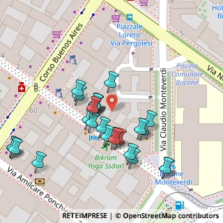 Mappa Via Gaspare Spontini, 20129 Milano MI, Italia (0.03077)
