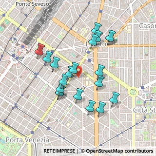 Mappa Via Gaspare Spontini, 20131 Milano MI, Italia (0.432)