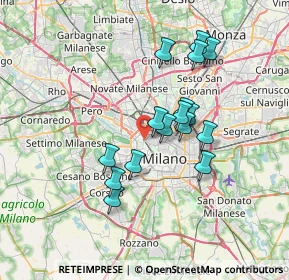 Mappa Via Domodossola, 20149 Milano MI, Italia (5.93313)