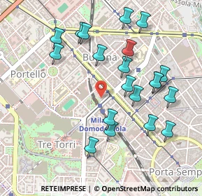 Mappa Via Domodossola, 20149 Milano MI, Italia (0.5035)