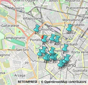 Mappa Via Domodossola, 20149 Milano MI, Italia (1.73294)