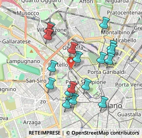 Mappa Via Domodossola, 20149 Milano MI, Italia (1.81833)