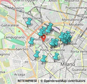 Mappa Via Domodossola, 20149 Milano MI, Italia (1.4205)