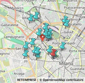Mappa Via Domodossola, 20149 Milano MI, Italia (1.4425)