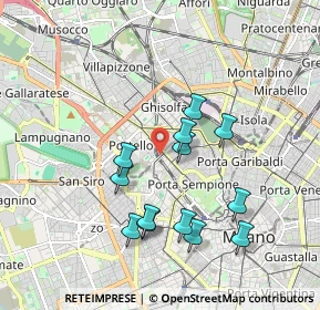 Mappa Via Domodossola, 20149 Milano MI, Italia (1.74308)