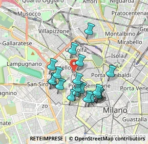 Mappa Via Domodossola, 20149 Milano MI, Italia (1.5055)