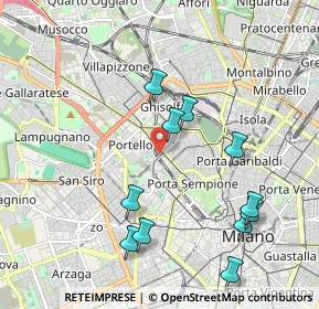 Mappa Via Domodossola, 20149 Milano MI, Italia (2.10273)